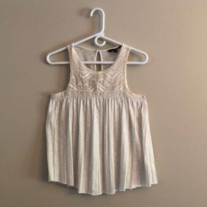 American Eagle Outfitters Women's Off-White Top